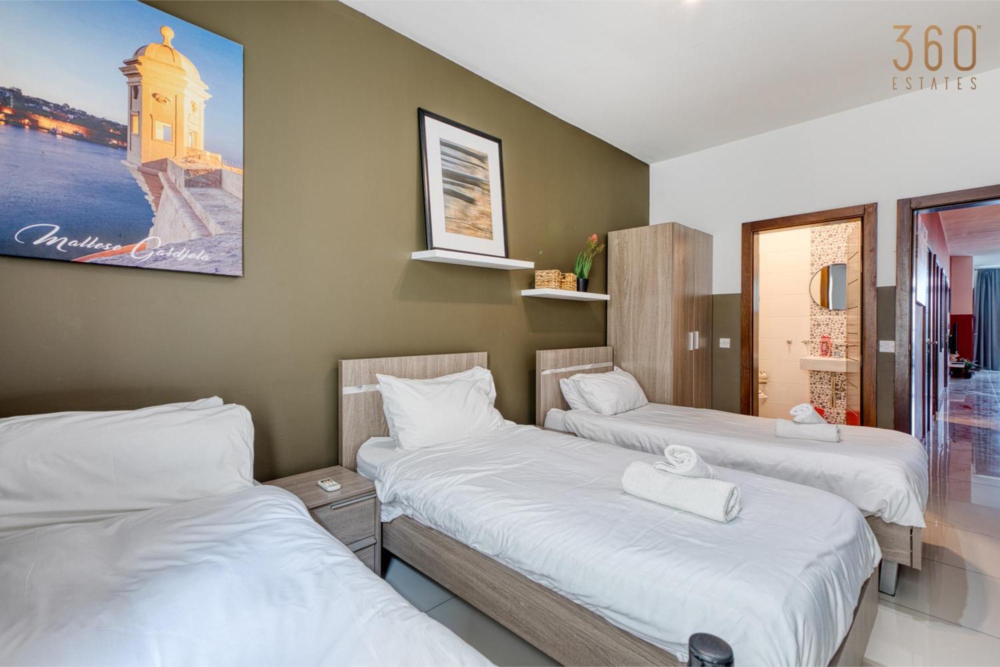 A Lovely 3 Bedroom, 3 Baths Home In The Centre Of Gzira By 360 Estates 外观 照片
