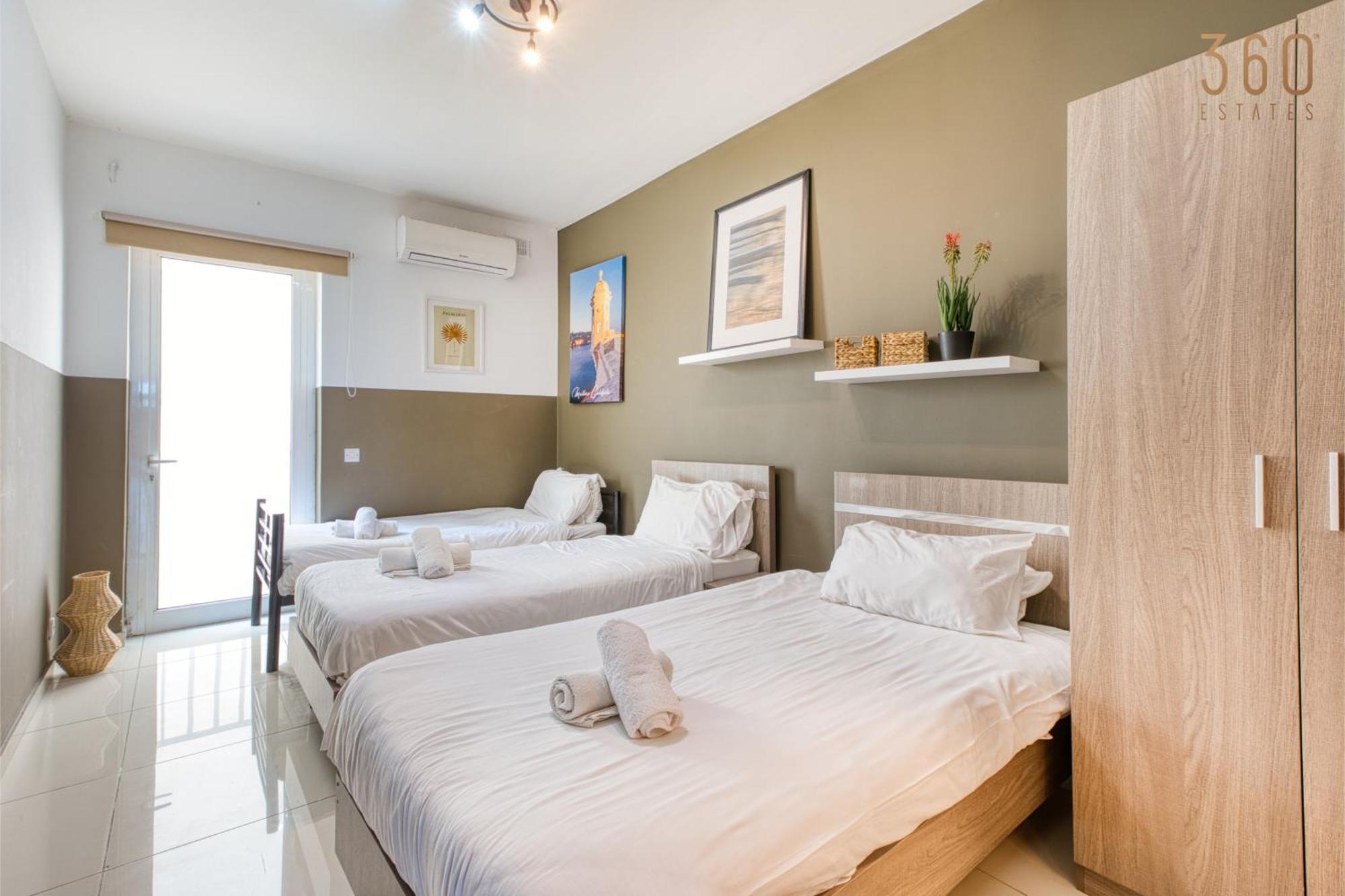 A Lovely 3 Bedroom, 3 Baths Home In The Centre Of Gzira By 360 Estates 外观 照片